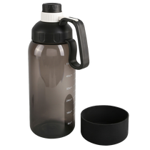 Evans Transcluent Smoke Tritan Bottle with Silicone Pet Bowl