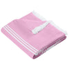 Port Authority Awareness Pink/White Beach Throw