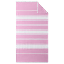 Port Authority Awareness Pink/White Beach Throw
