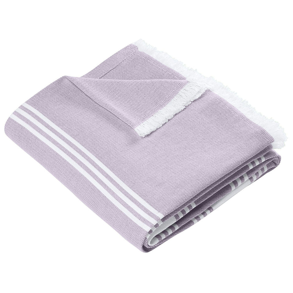 Port Authority Dusky Orchid/White Beach Throw