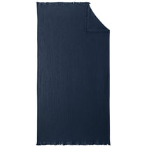 Port Authority River Blue Navy Waffle Throw