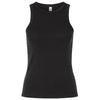 American Apparel Women's Black Baby Rib Tank