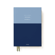 Papier Blue/Navy Colorblock Daily Planner