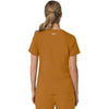 Carhartt Women's Fox Brown Three-Pocket Flex Panel V-Neck Scrub Top