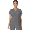 Carhartt Women's Pewter One-Pocket Tuck-In Scrub Top