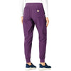 Carhartt Women's Eggplant Seven-Pocket Modern Fit Jogger Pant