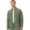 Carhartt Men's Olive Three-Pocket Bonded Fleece Jacket