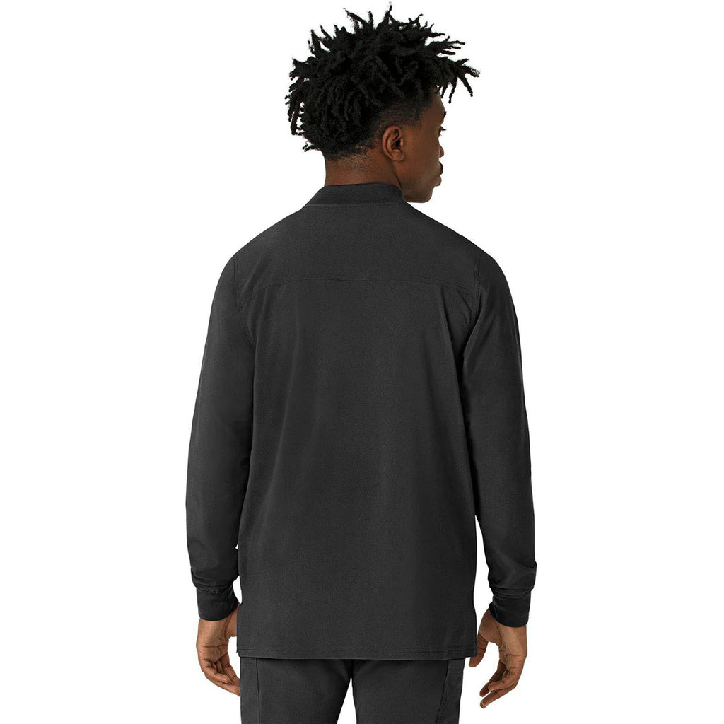 Carhartt Men's Black Five-Pocket Modern Fit Shirt Jacket