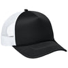 Port Authority Deep Black/Deep Black/White Foam Truck'N Cap