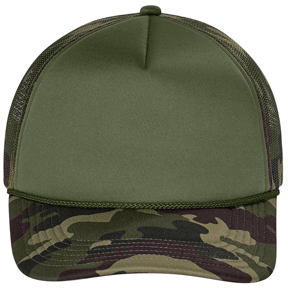 Port Authority Olive Drab Green/Camo/Camo Foam Truck'N Cap