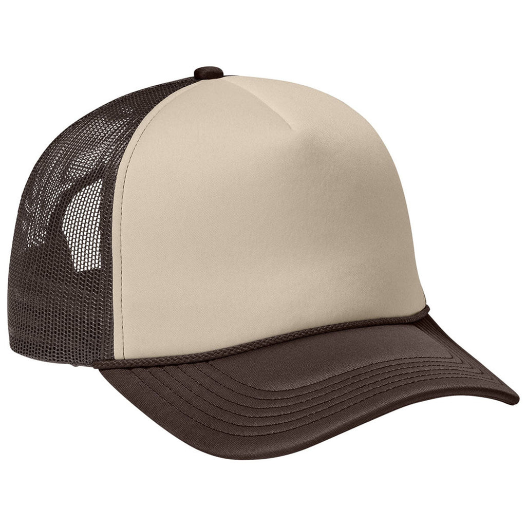 Port Authority Stone/Coffee Bean/Coffee Bean Foam Truck'N Cap