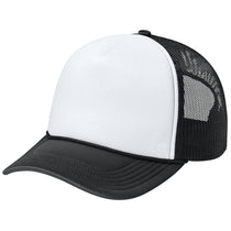 Port Authority White/Deep Black/Deep Black Foam Truck'N Cap
