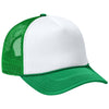 Port Authority White/True Kelly Green/True Kelly Green Foam Truck'N Cap
