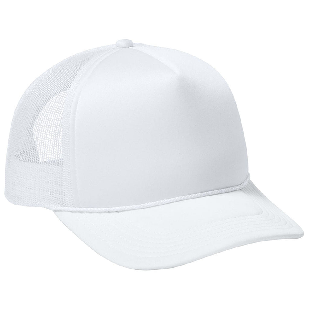 Port Authority White Foam Truck'N Cap