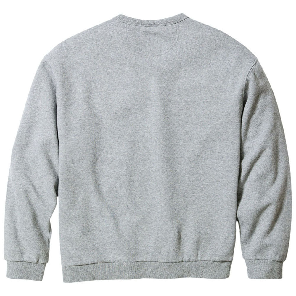 Marine Layer Men's Heather Grey Cloud 9 Fleece Relaxed Crewneck