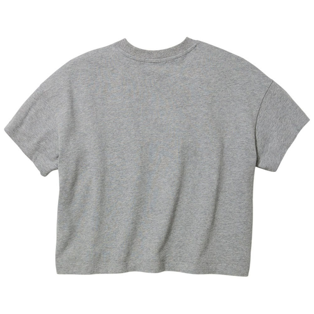 Marine Layer Women's Heather Grey Luxe Sueded Tee