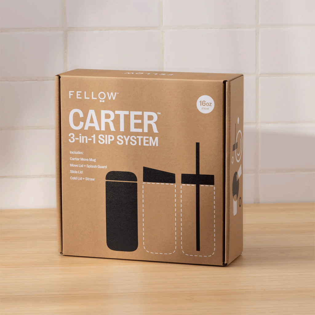 Fellow Matte Black Carter 3-in-1 Sip System