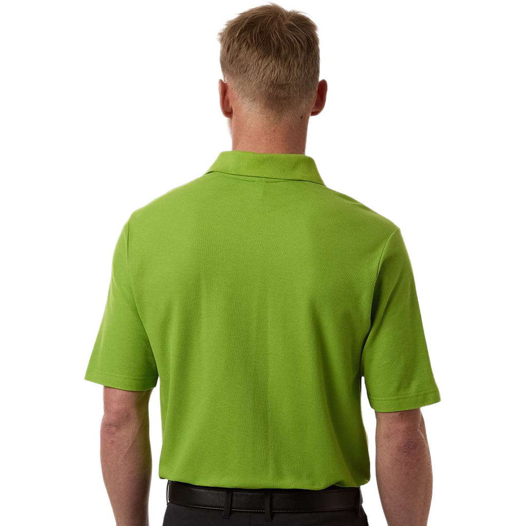 Core 365 Men's Acid Green Resolve CVC Performance Pique Polo