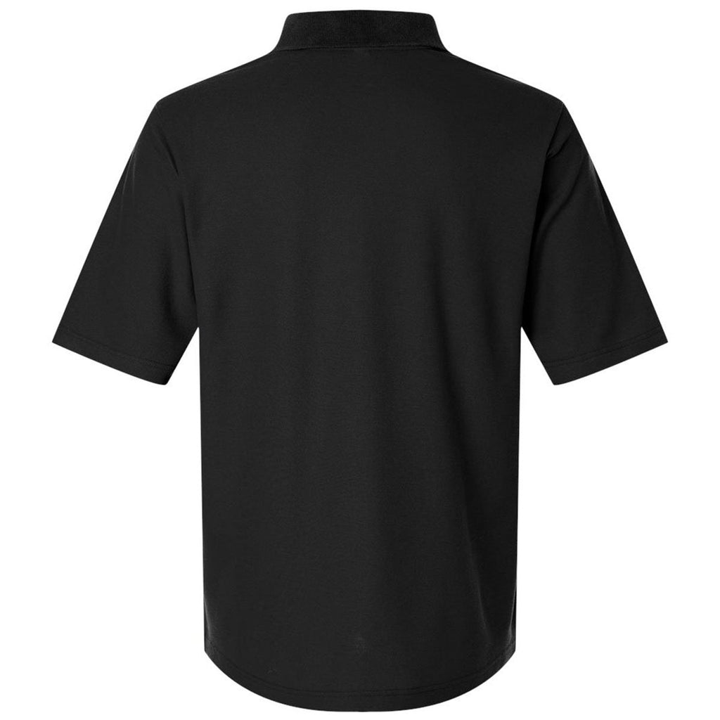 Core 365 Men's Black Resolve CVC Performance Pique Polo