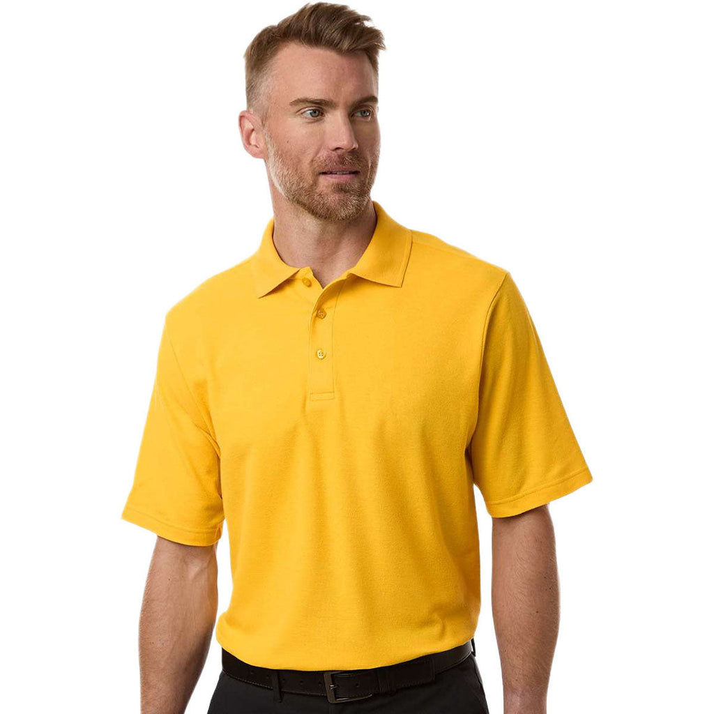 Core 365 Men's Campus Gold Resolve CVC Performance Pique Polo