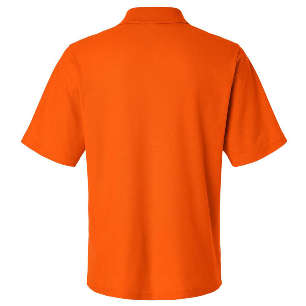 Core 365 Men's Campus Orange Resolve CVC Performance Pique Polo