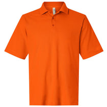 Core 365 Men's Campus Orange Resolve CVC Performance Pique Polo