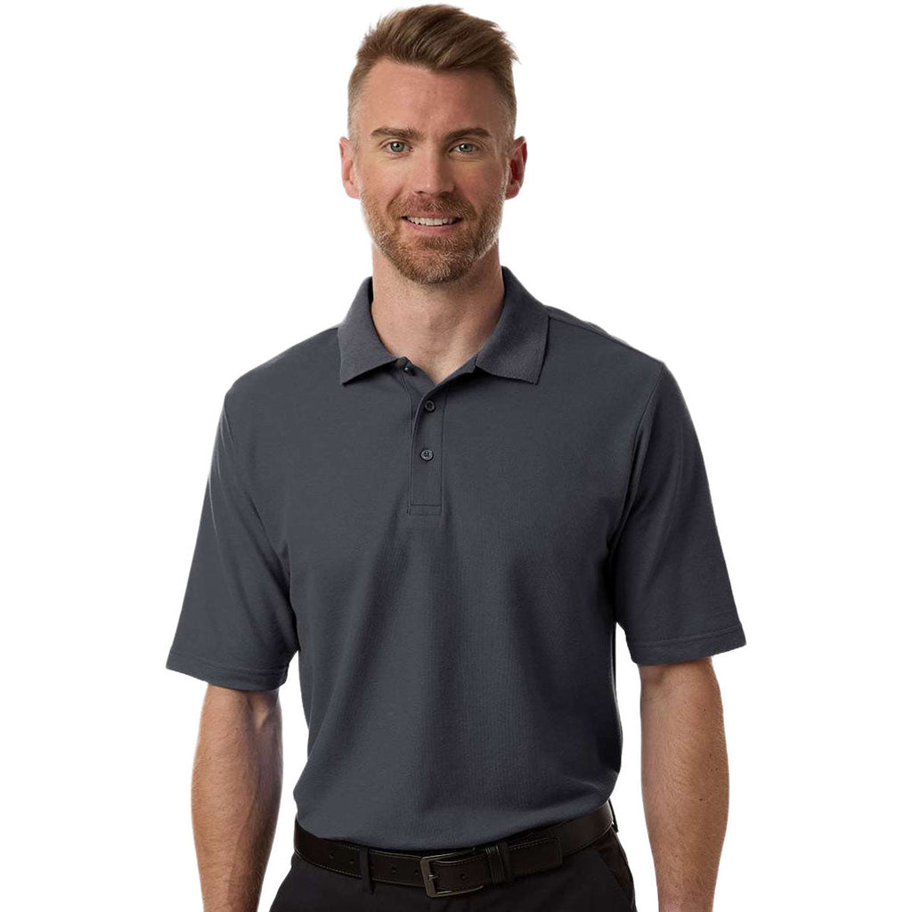 Core 365 Men's Carbon Resolve CVC Performance Pique Polo