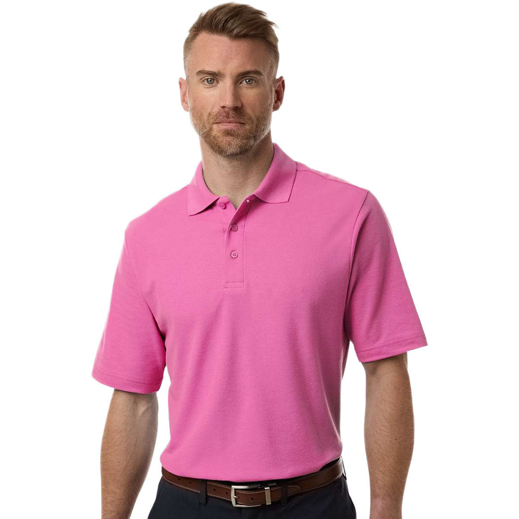 Core 365 Men's Charity Pink Resolve CVC Performance Pique Polo