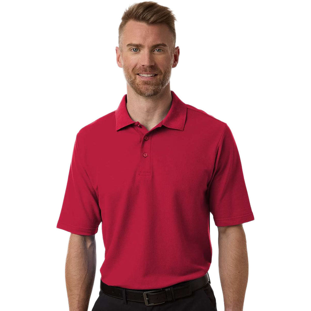 Core 365 Men's Classic Red Resolve CVC Performance Pique Polo