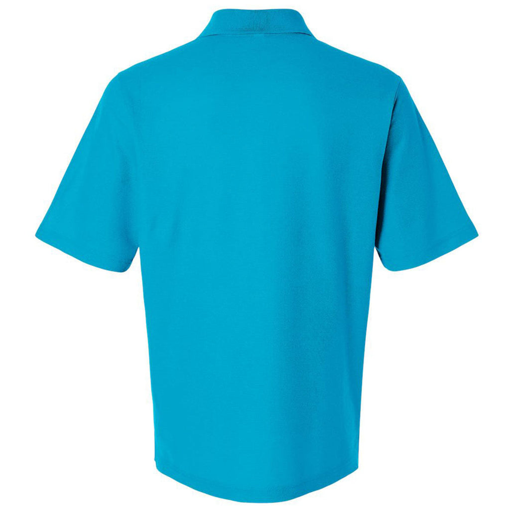 Core 365 Men's Electric Blue Resolve CVC Performance Pique Polo