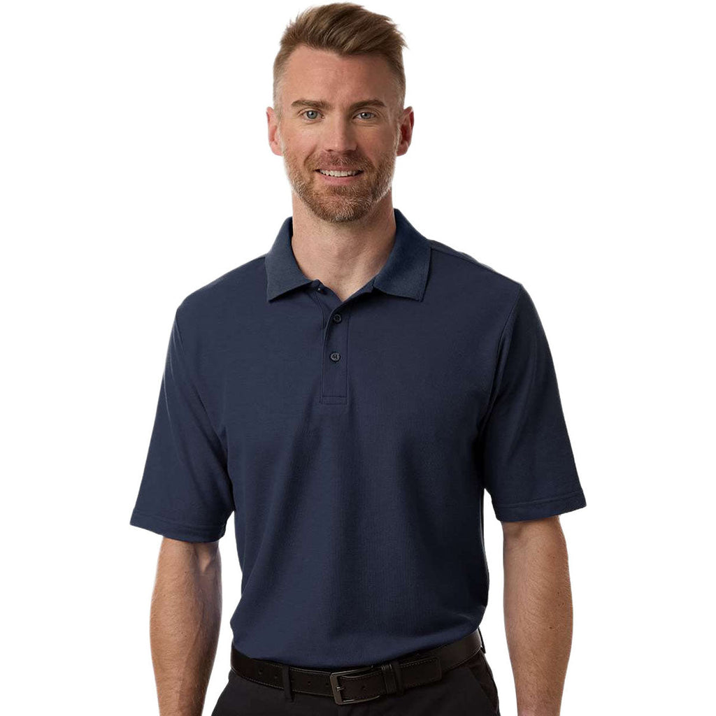 Core 365 Men's Classic Navy Tall Resolve CVC Performance Pique Polo