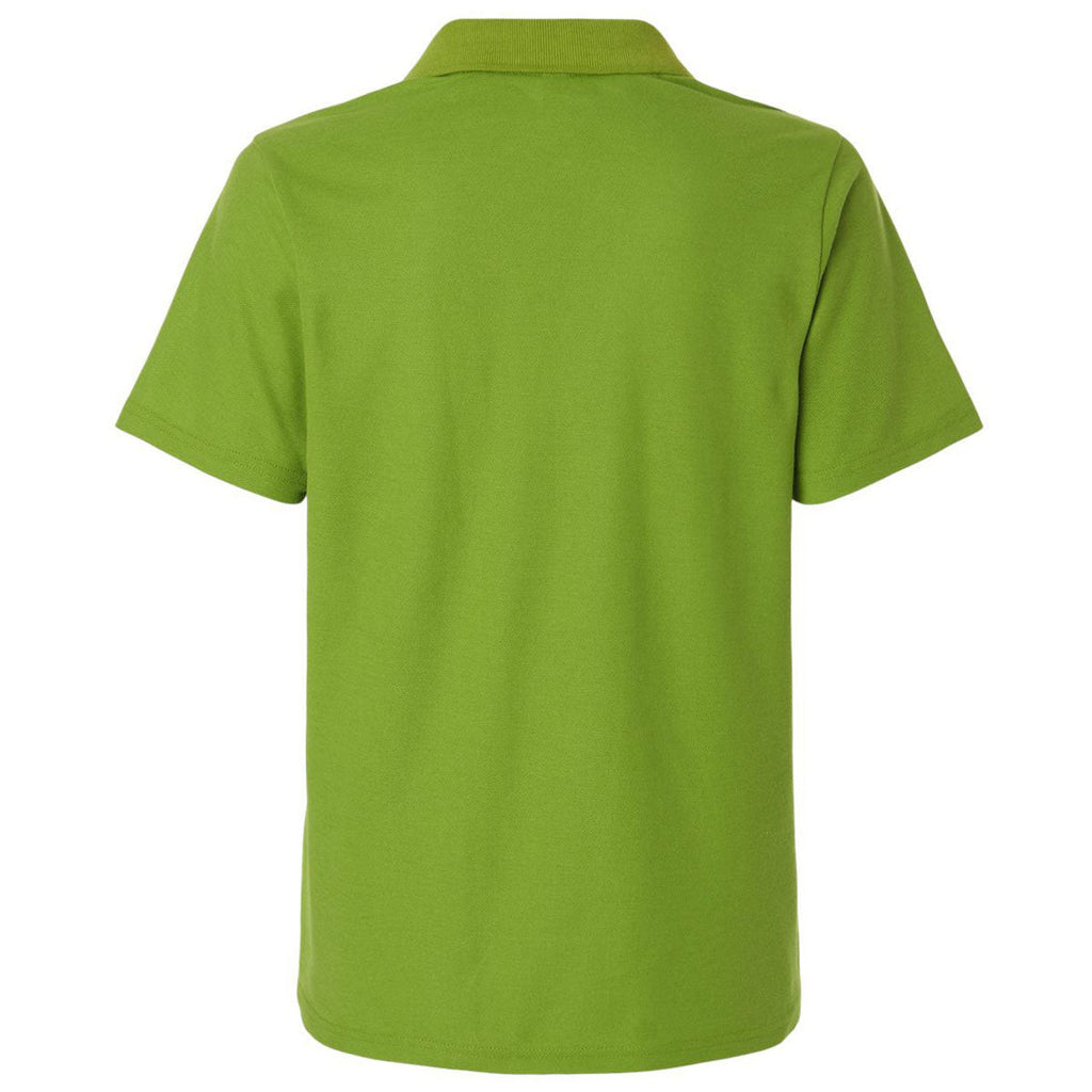 Core 365 Women's Acid Green Resolve CVC Performance Pique Polo