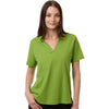 Core 365 Women's Acid Green Resolve CVC Performance Pique Polo