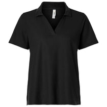 Core 365 Women's Black Resolve CVC Performance Pique Polo