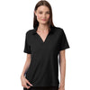 Core 365 Women's Black Resolve CVC Performance Pique Polo