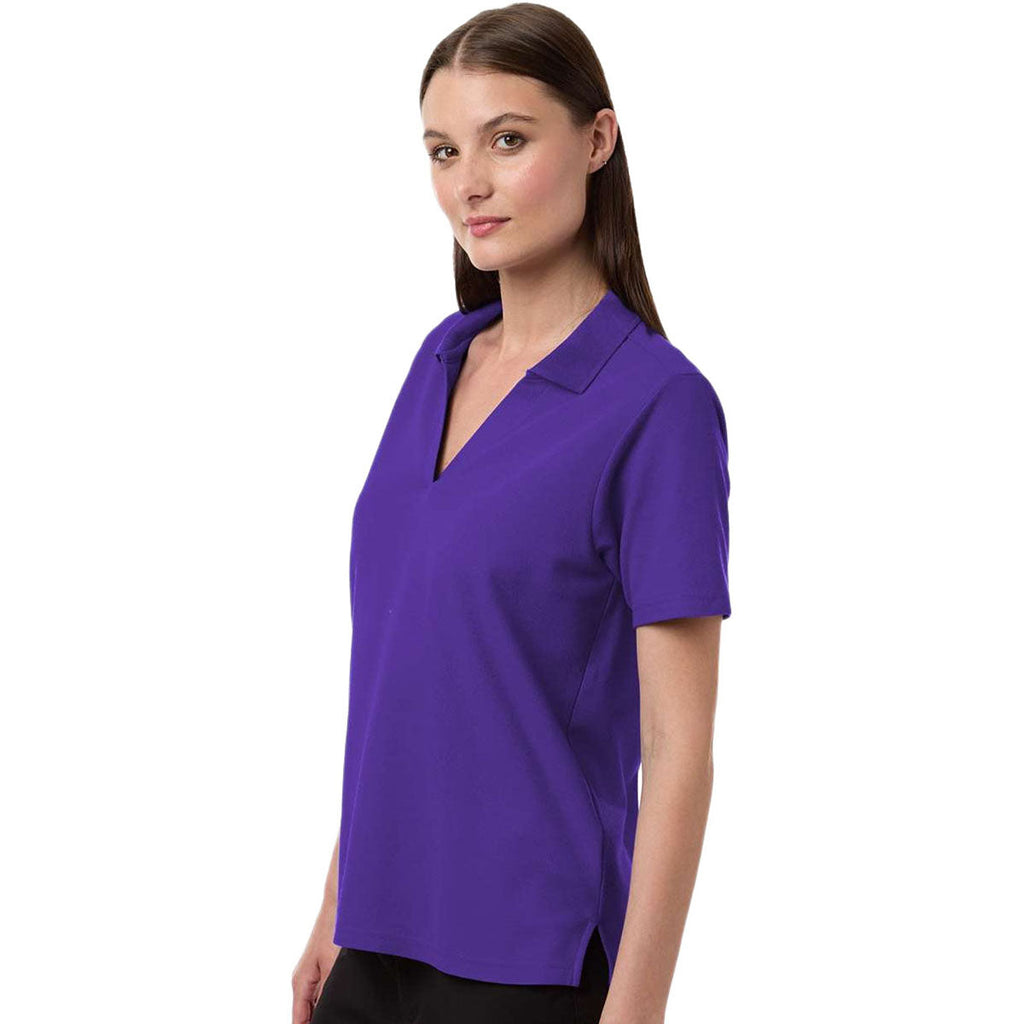 Core 365 Women's Campus Purple Resolve CVC Performance Pique Polo