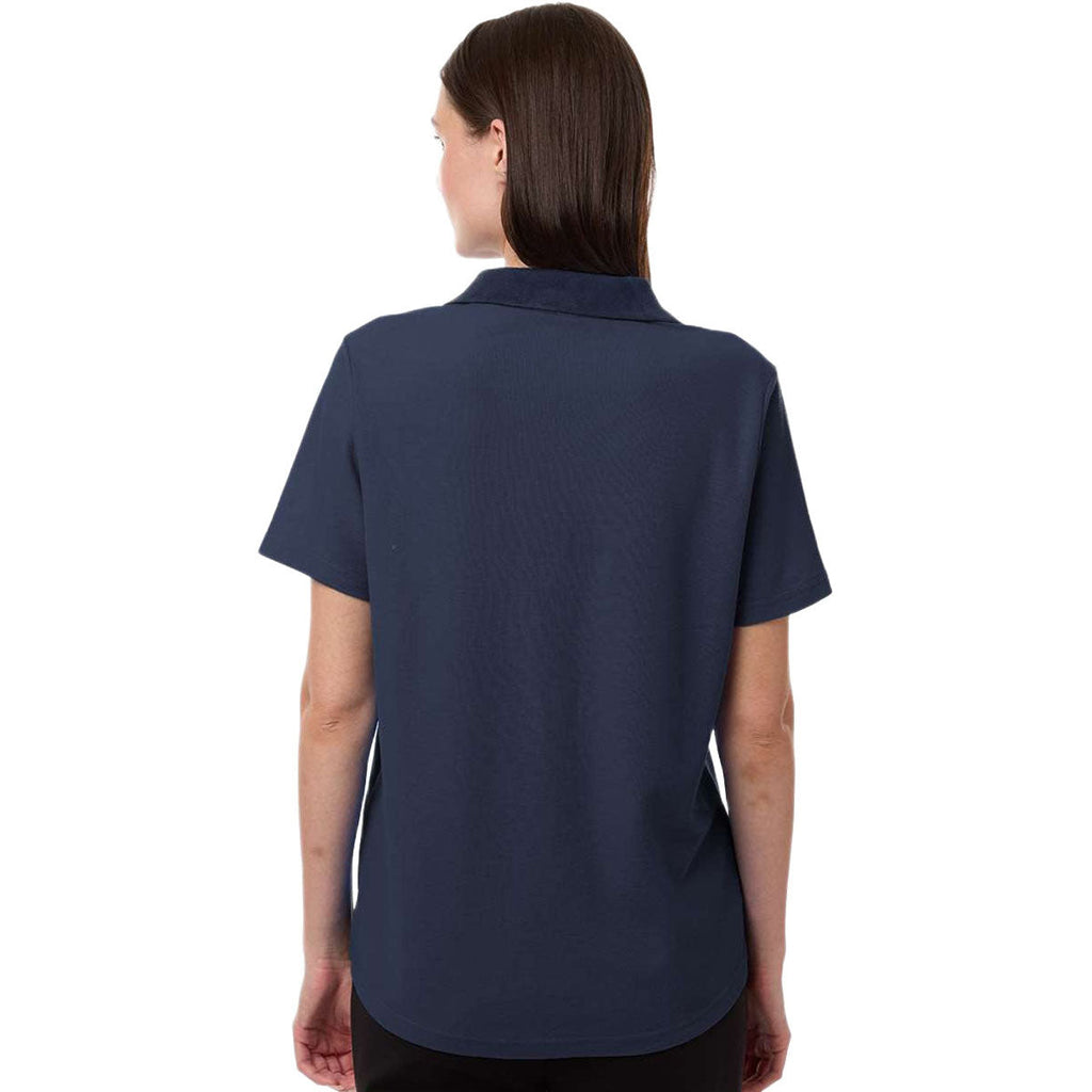 Core 365 Women's Classic Navy Resolve CVC Performance Pique Polo