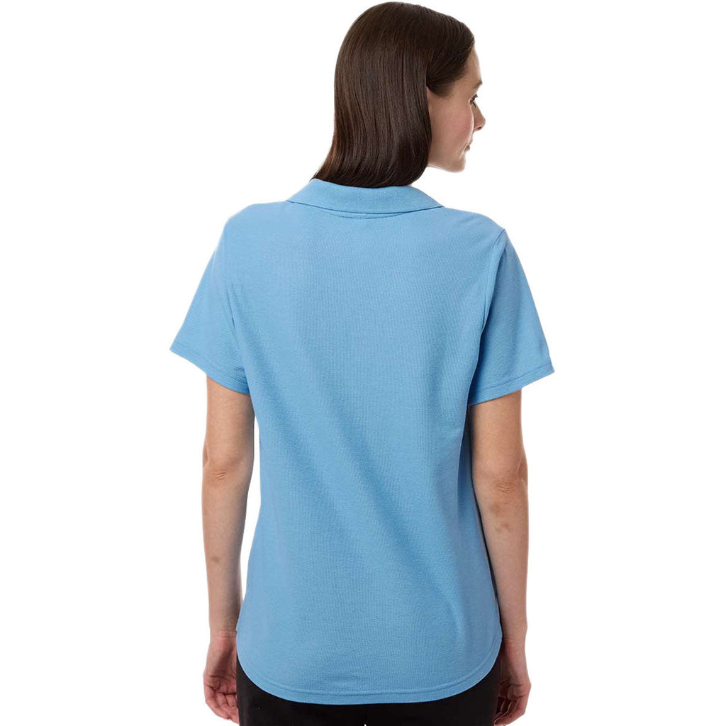 Core 365 Women's Columbia Blue Resolve CVC Performance Pique Polo