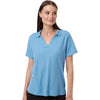 Core 365 Women's Columbia Blue Resolve CVC Performance Pique Polo