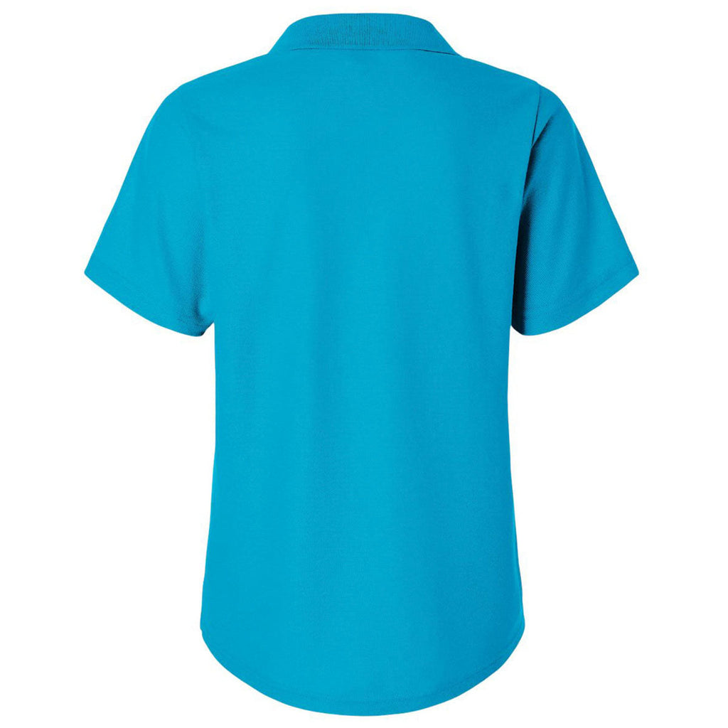 Core 365 Women's Electric Blue Resolve CVC Performance Pique Polo