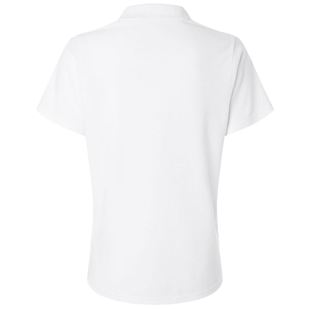 Core 365 Women's White Resolve CVC Performance Pique Polo