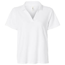 Core 365 Women's White Resolve CVC Performance Pique Polo