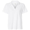 Core 365 Women's White Resolve CVC Performance Pique Polo