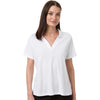 Core 365 Women's White Resolve CVC Performance Pique Polo