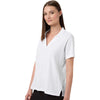 Core 365 Women's White Resolve CVC Performance Pique Polo