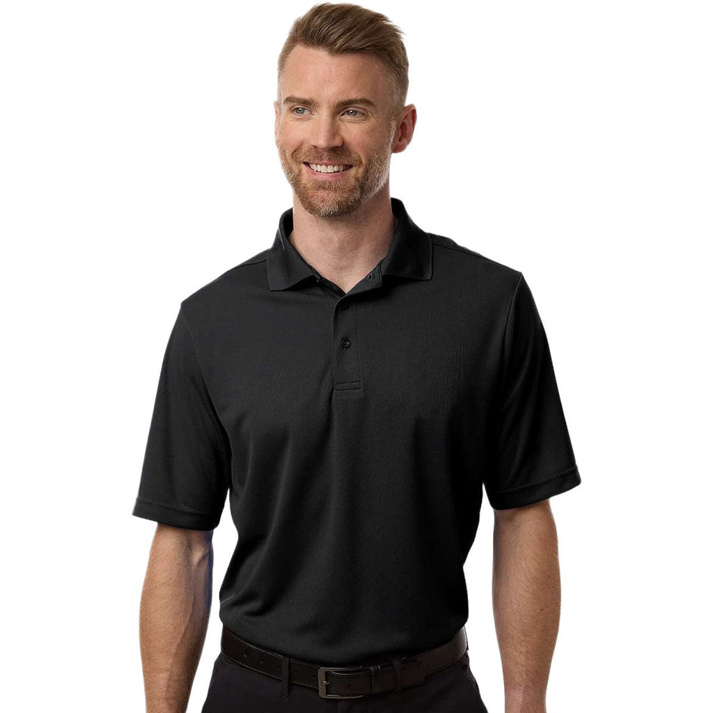 Core 365 Men's Black Nova Performance Pique Polo