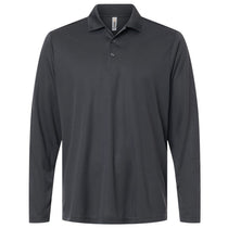 Core 365 Men's Carbon Nova Performance Long Sleeve Pique Polo