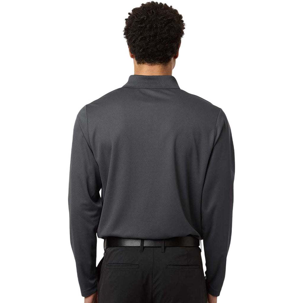 Core 365 Men's Carbon Nova Performance Long Sleeve Pique Polo