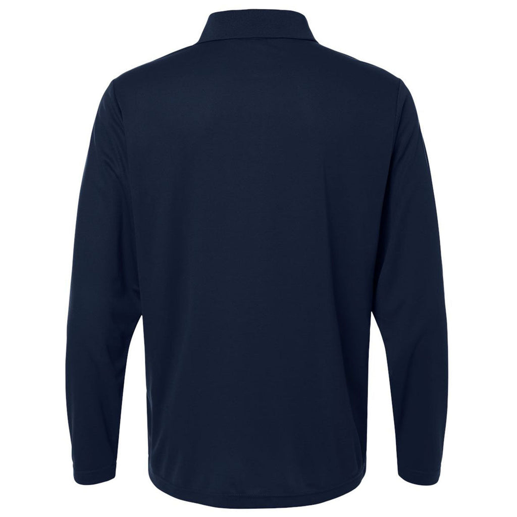 Core 365 Men's Classic Navy Nova Performance Long Sleeve Pique Polo