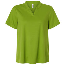 Core 365 Women's Acid Green Nova Performance Pique Polo